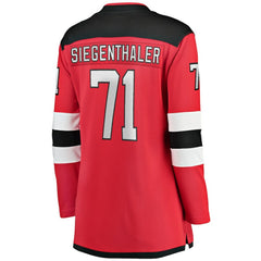 Jonas Siegenthaler New Jersey Devils - Fanatics Women's Home Breakaway Player Jersey Red