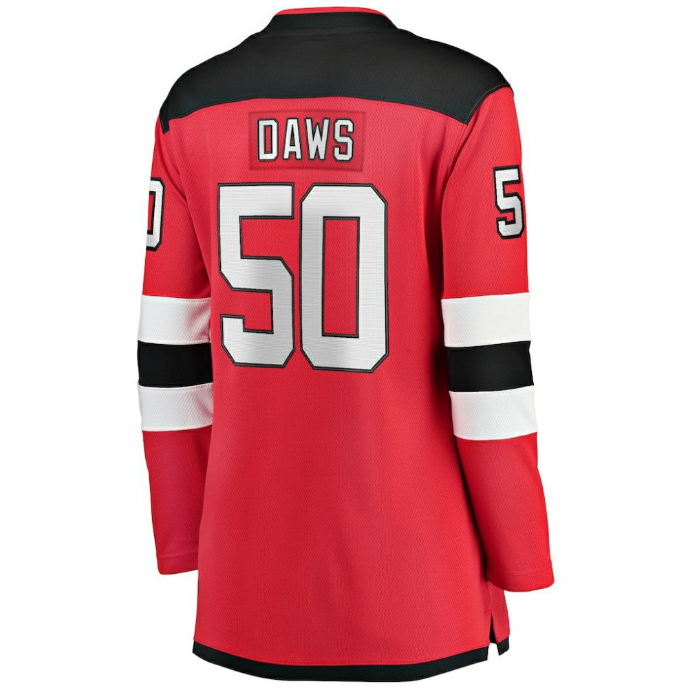 Nico Daws New Jersey Devils - Fanatics Women's Home Breakaway Player Jersey Red