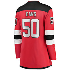 Nico Daws New Jersey Devils - Fanatics Women's Home Breakaway Player Jersey Red