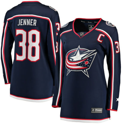 Boone Jenner Columbus Blue Jackets Women's Home Breakaway Player Jersey - Navy | NHL Jerseys