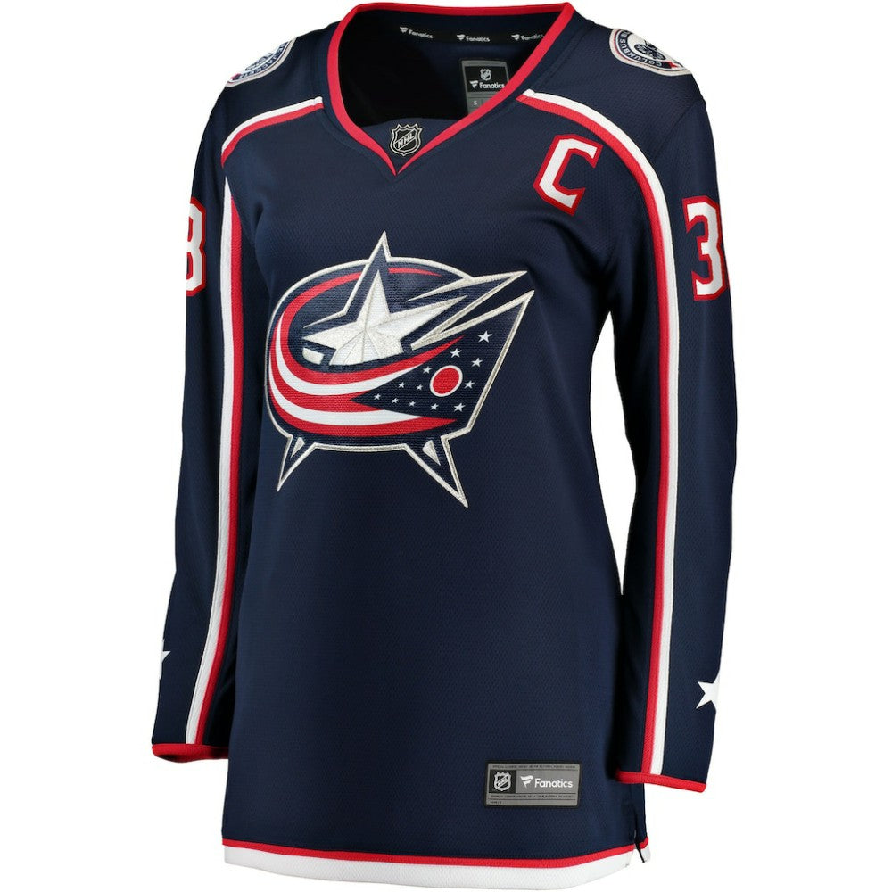 Boone Jenner Columbus Blue Jackets Women's Home Breakaway Player Jersey - Navy | NHL Jerseys