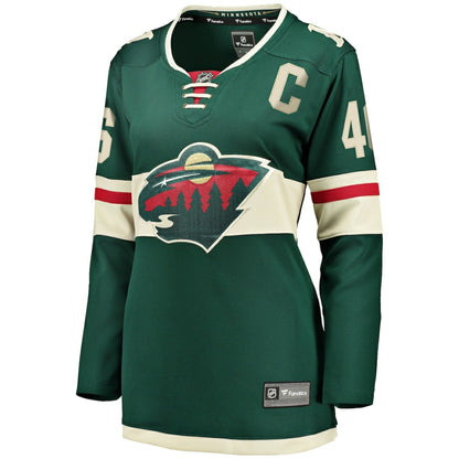 Jared Spurgeon Minnesota Wild Women's Home Breakaway Player Jersey - Green | NHL Jerseys