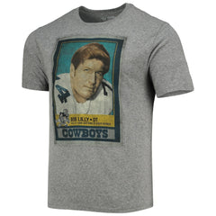Bob Lilly Dallas Cowboys Name & Number Tri-Blend T-Shirt Heathered Gray - NFL