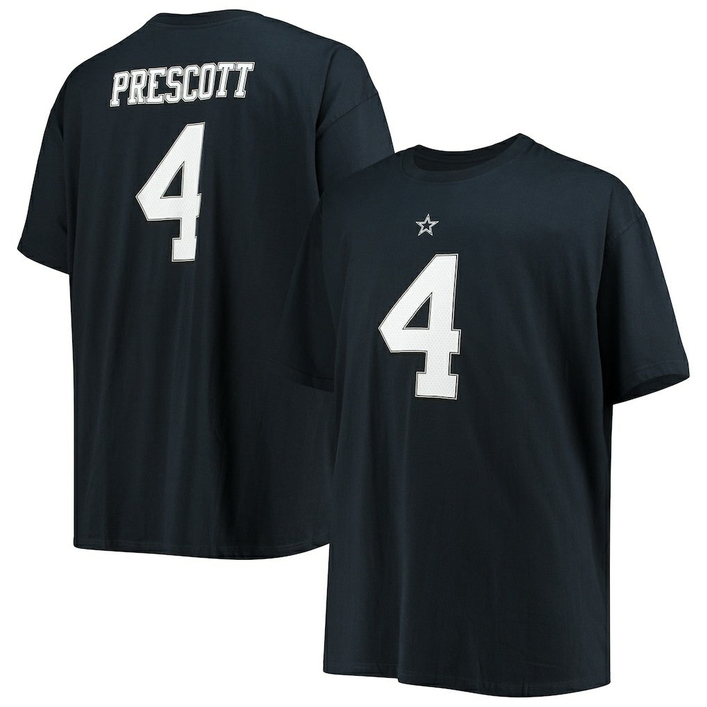 Dak Prescott Dallas Cowboys Big & Tall Player Name & Number T-Shirt Navy - NFL