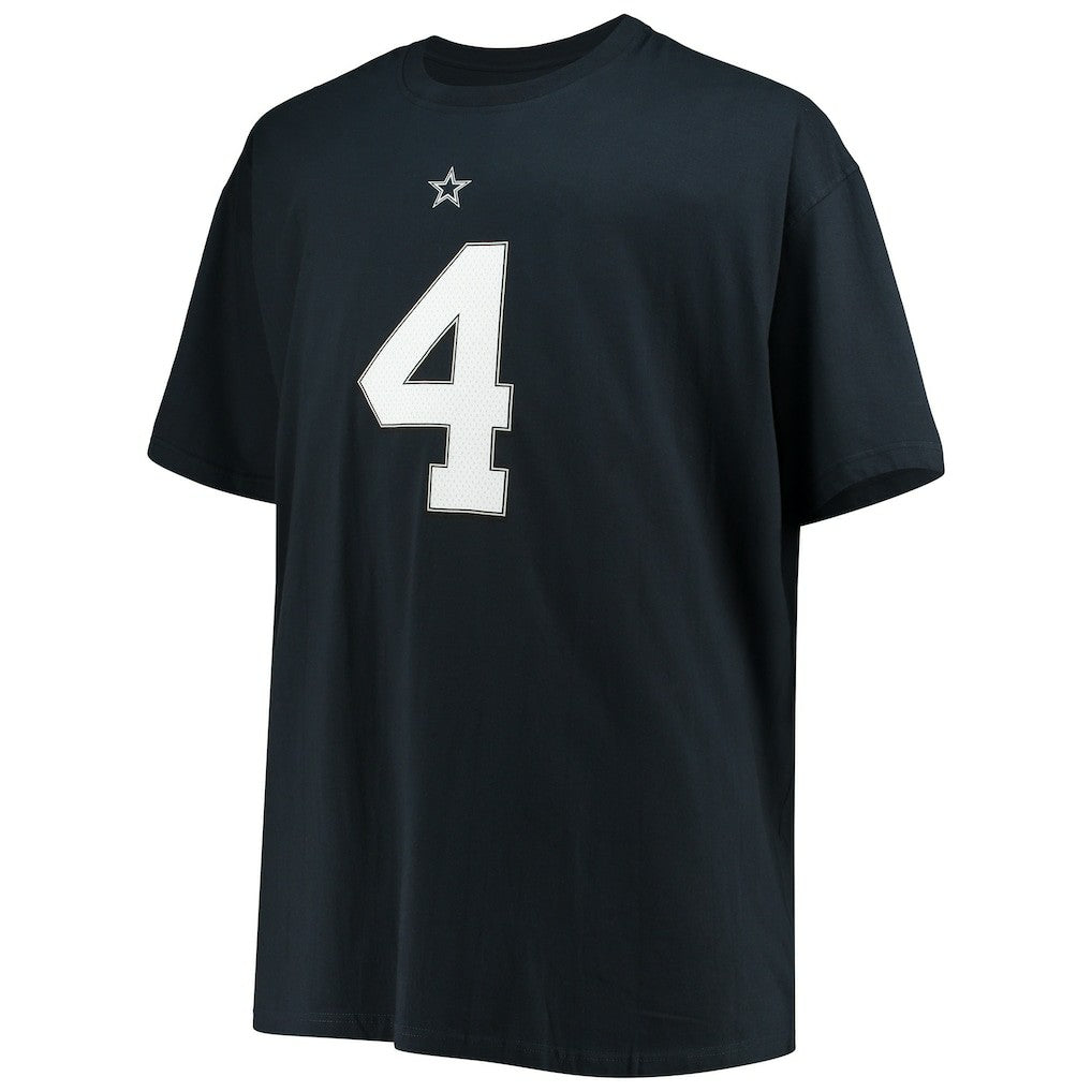 Dak Prescott Dallas Cowboys Big & Tall Player Name & Number T-Shirt Navy - NFL