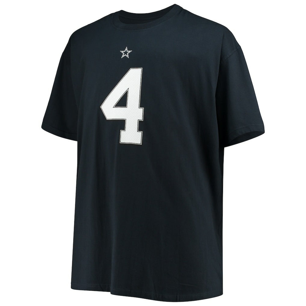 Dak Prescott Dallas Cowboys Big & Tall Player Name & Number T-Shirt Navy - NFL