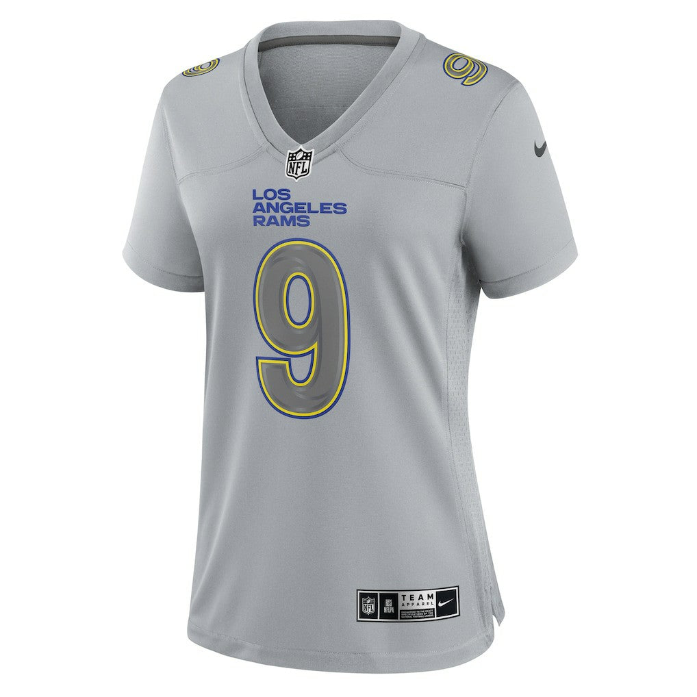 Matthew Stafford Los Angeles Rams Women's Atmosphere Fashion Game Jersey Gray - Nike