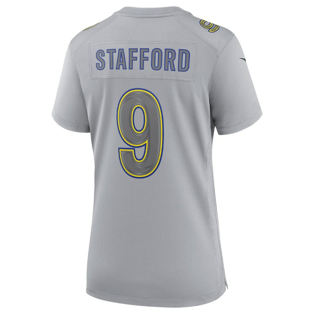 Matthew Stafford Los Angeles Rams Women's Atmosphere Fashion Game Jersey Gray - Nike