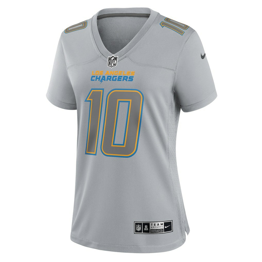 Justin Herbert Los Angeles Chargers Women's Atmosphere Fashion Game Jersey Gray - Nike