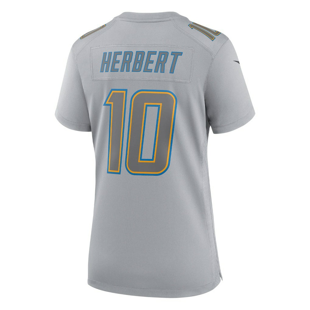 Justin Herbert Los Angeles Chargers Women's Atmosphere Fashion Game Jersey Gray - Nike