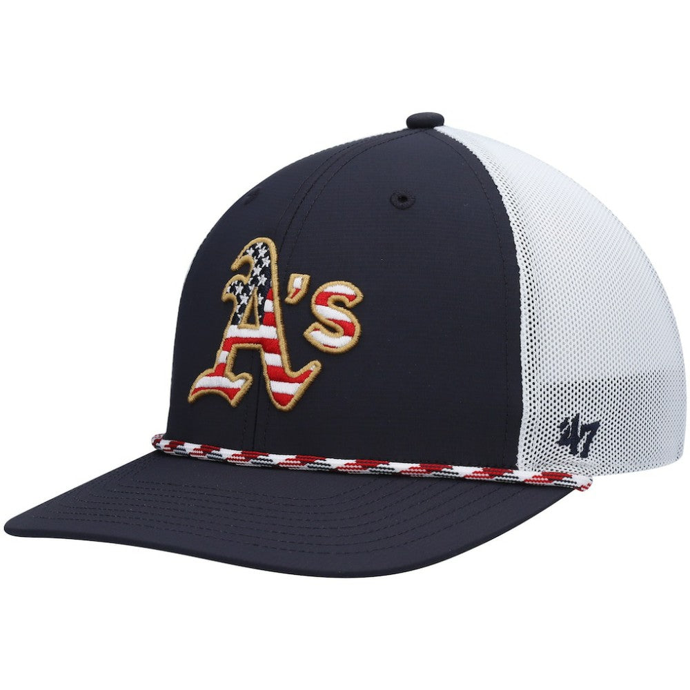 Athletics '47 Flag Fill Trucker Snapback Hat Clearance