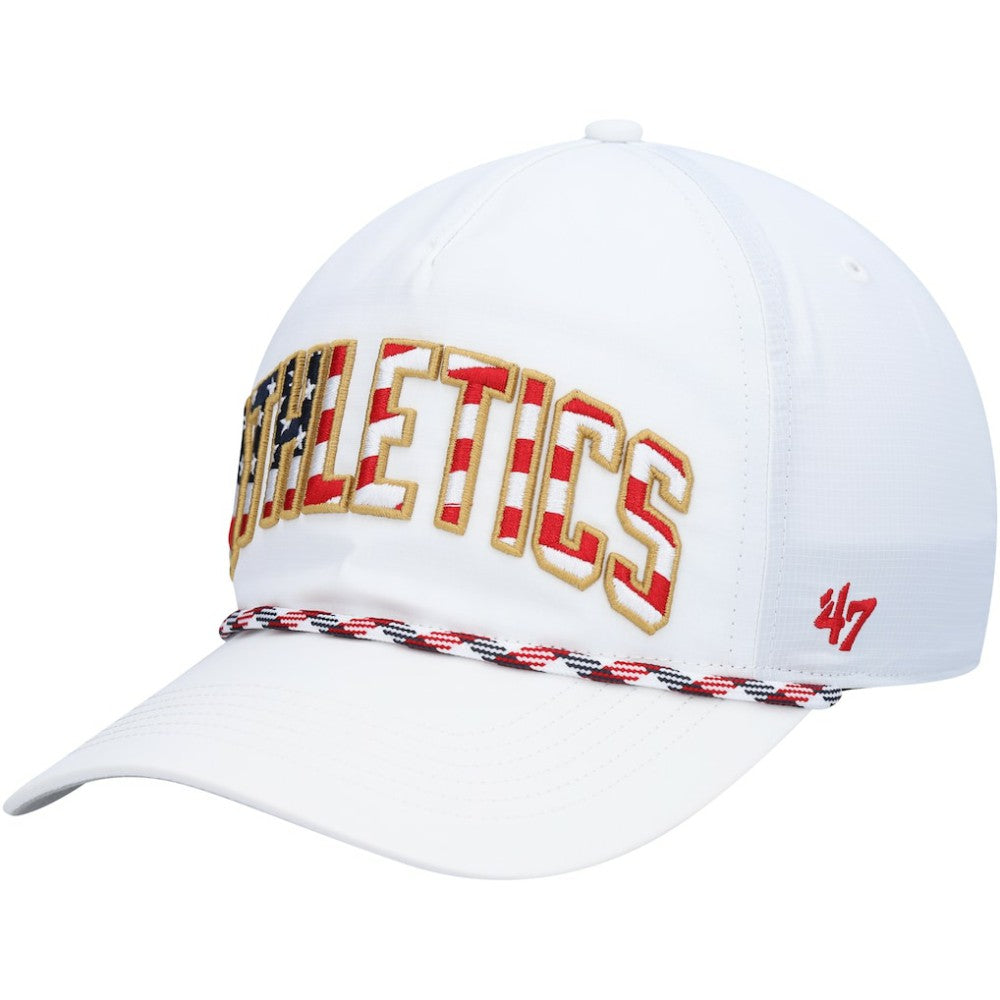 Athletics '47 Flag Flutter Hitch Snapback Hat Sale