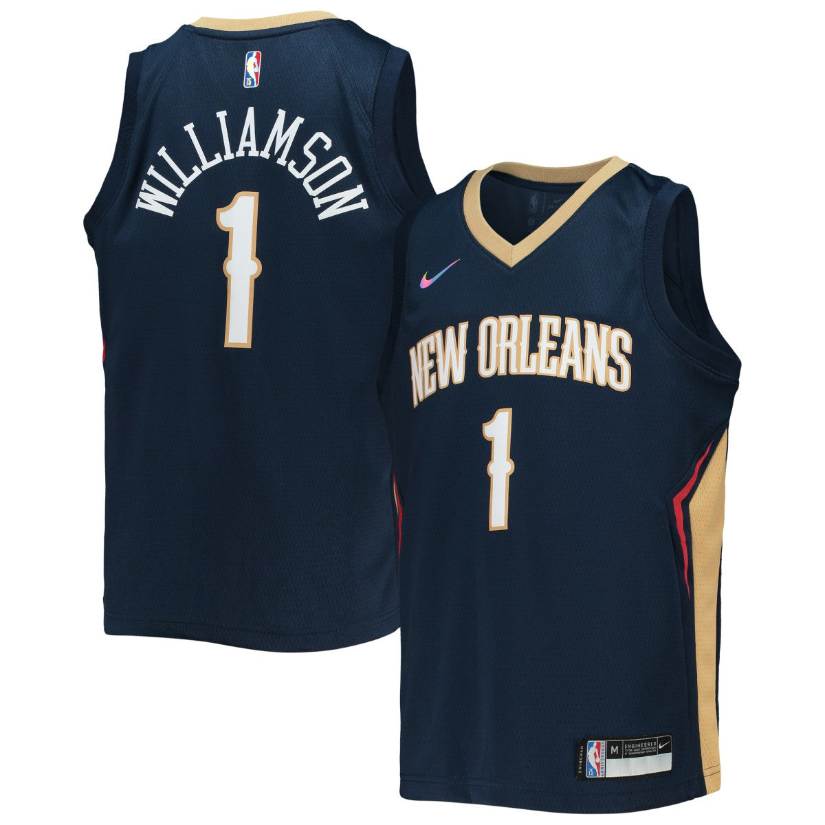 Nike - Zion Williamson New Orleans Pelicans Youth 2021/22 Diamond Swingman Jersey - Icon Edition - Navy