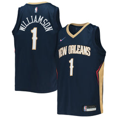 Nike - Zion Williamson New Orleans Pelicans Youth 2021/22 Diamond Swingman Jersey - Icon Edition - Navy
