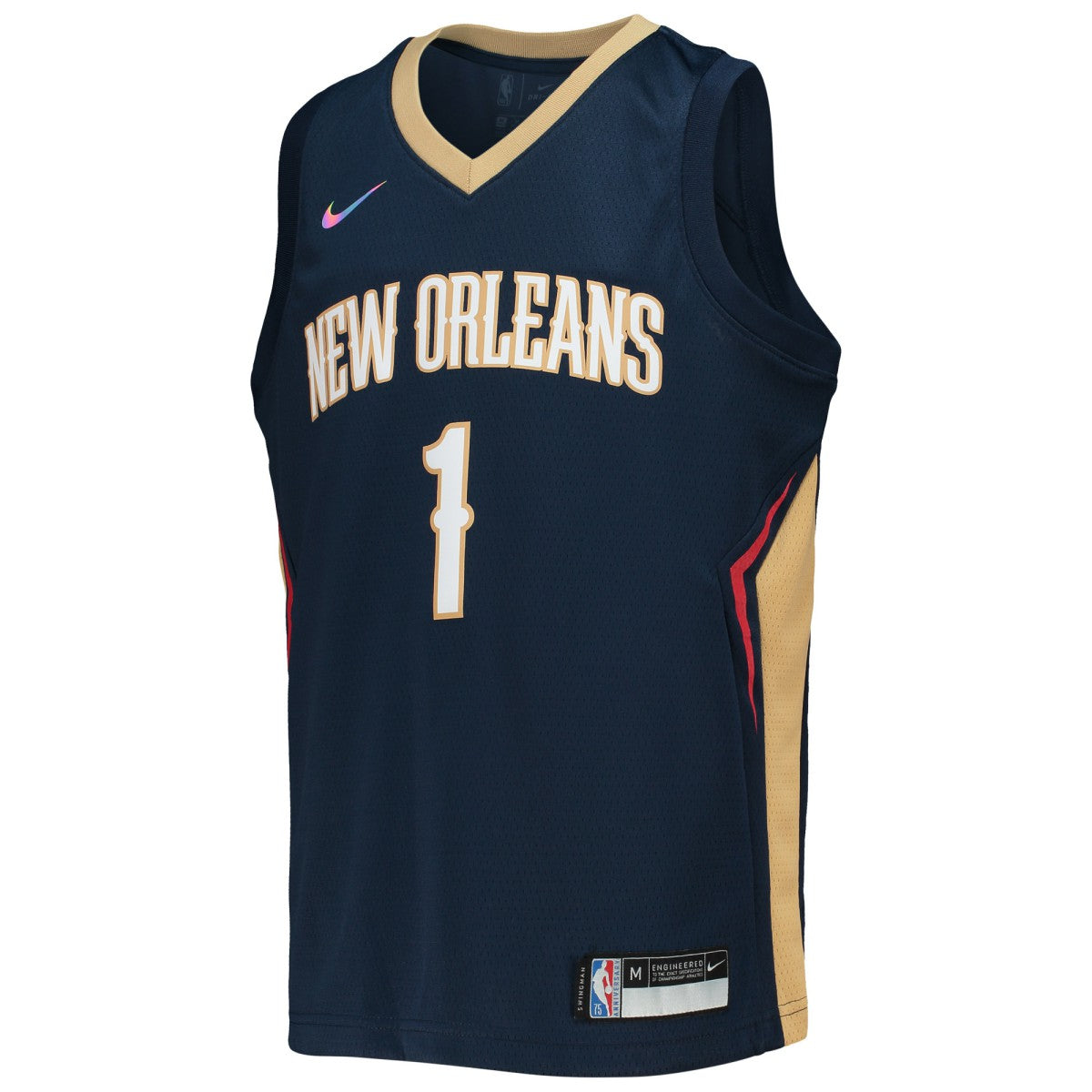 Nike - Zion Williamson New Orleans Pelicans Youth 2021/22 Diamond Swingman Jersey - Icon Edition - Navy