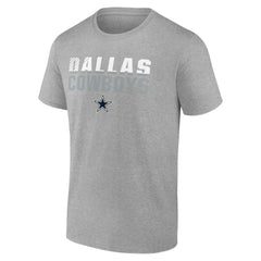 Dallas Cowboys Team Fade Out T-Shirt Heathered Gray - NFL