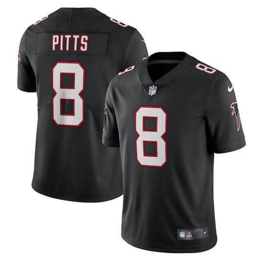 Kyle Pitts Atlanta Falcons Alternate Vapor Limited Jersey - Black | NFL Jerseys
