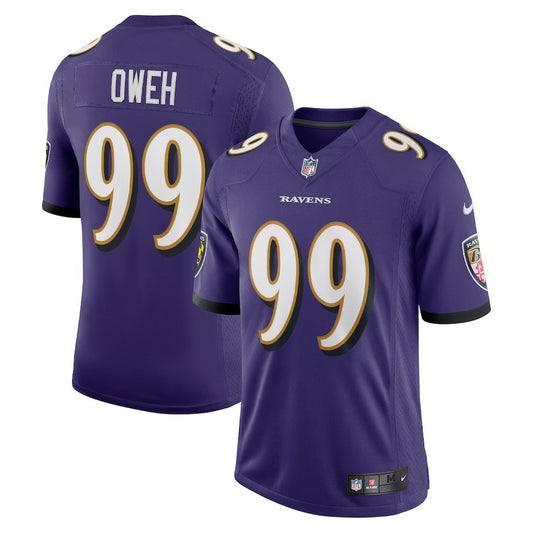 Odafe Oweh Baltimore Ravens Vapor Limited Jersey - Purple | NFL Jerseys