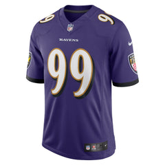 Odafe Oweh Baltimore Ravens Vapor Limited Jersey Purple - Nike
