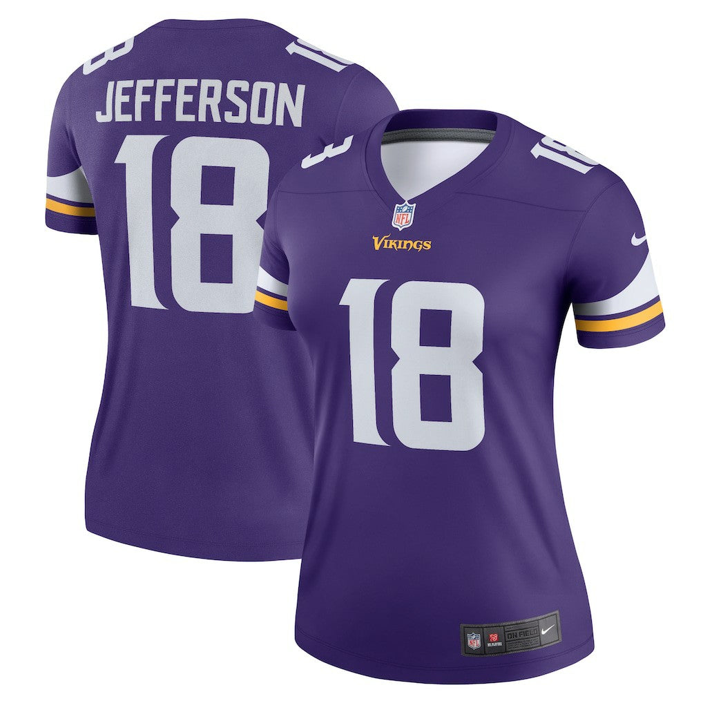 Justin Jefferson Minnesota Vikings Women's Legend Player Performance Top Purple - Nike