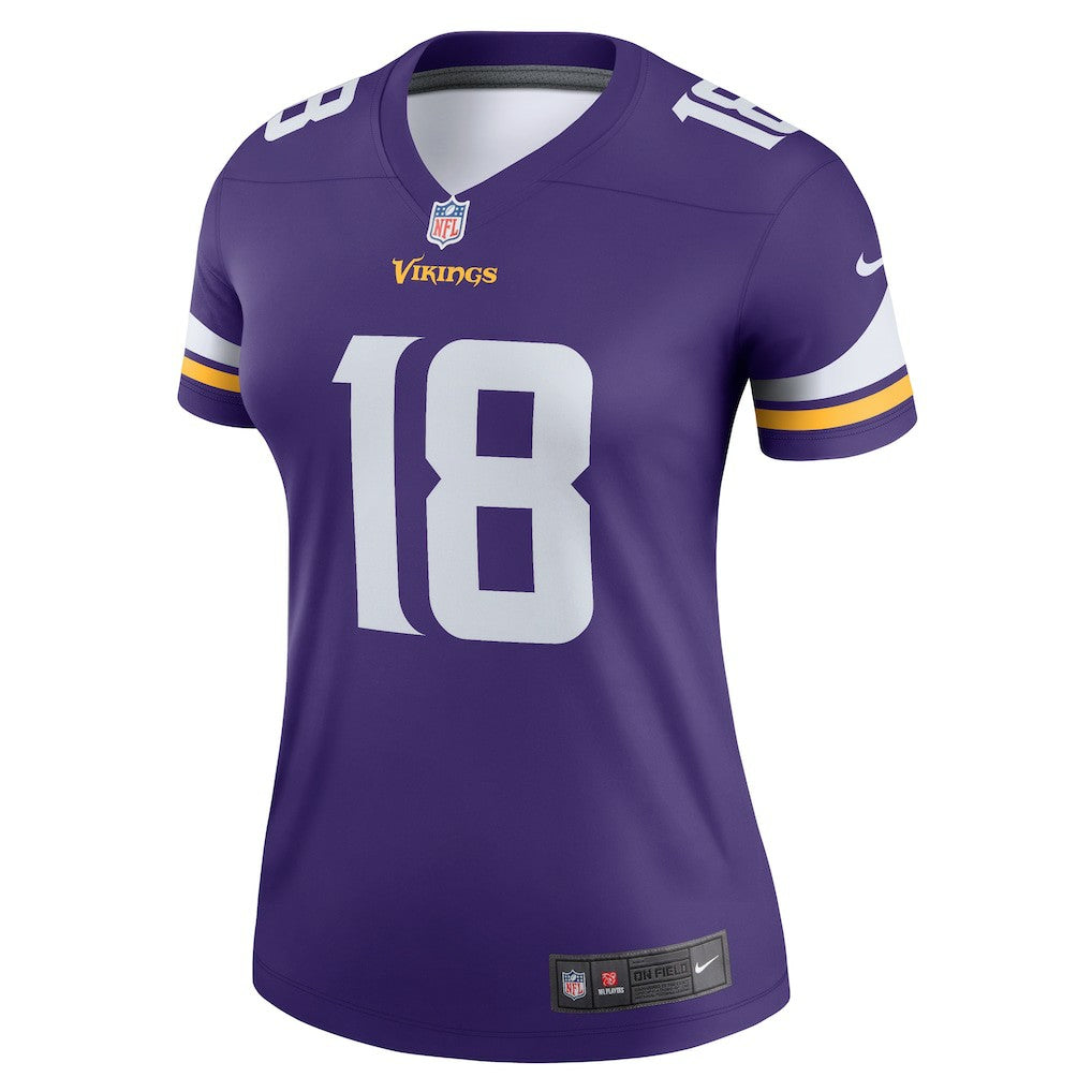 Justin Jefferson Minnesota Vikings Women's Legend Player Performance Top Purple - Nike