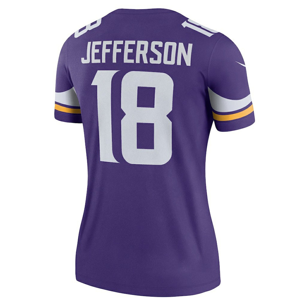 Justin Jefferson Minnesota Vikings Women's Legend Player Performance Top Purple - Nike