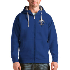 Buffalo Sabres - Antigua Logo Victory Full-Zip Hoodie Royal