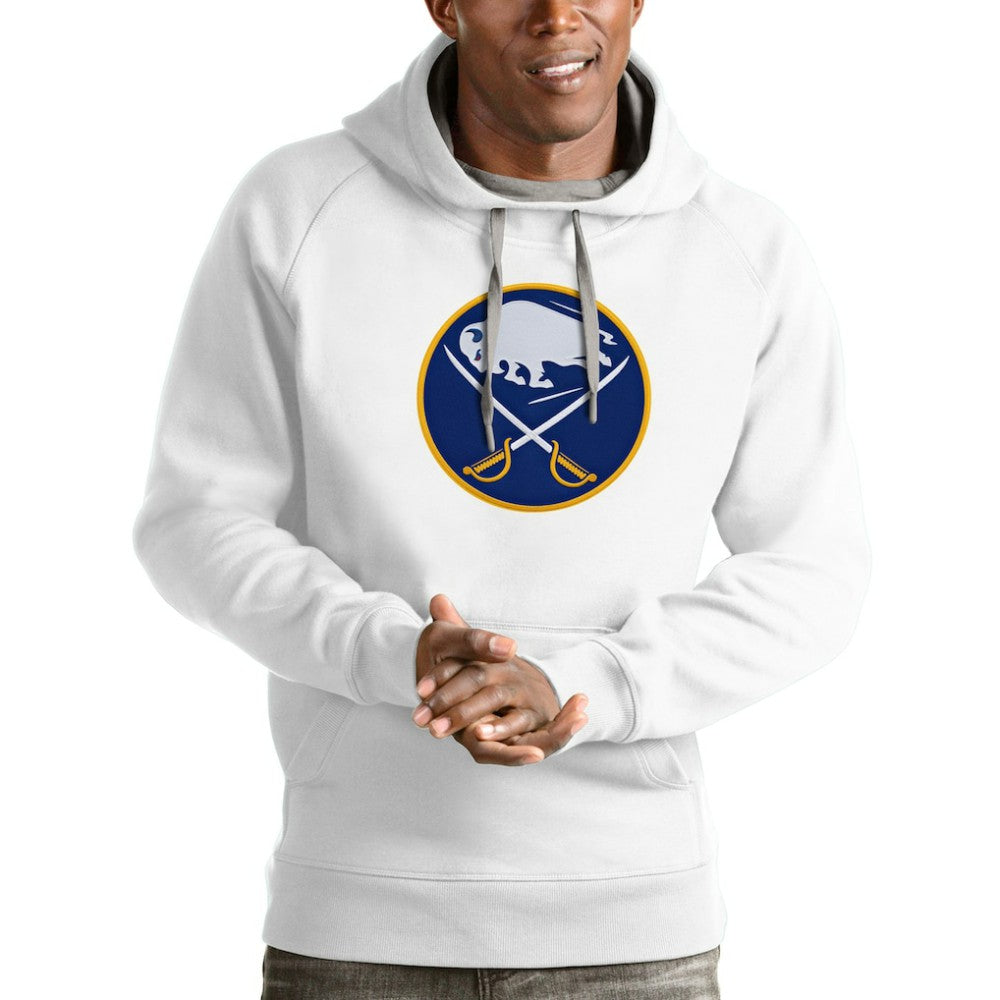Buffalo Sabres - Antigua Logo Victory Pullover Hoodie White