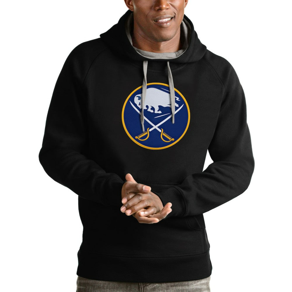 Buffalo Sabres - Antigua Logo Victory Pullover Hoodie Black