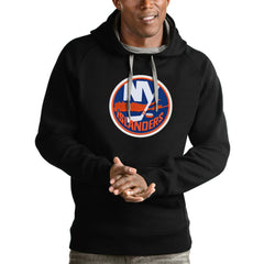 New York Islanders - Antigua Logo Victory Pullover Hoodie Black