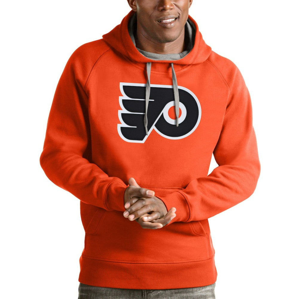 Philadelphia Flyers - Antigua Logo Victory Pullover Hoodie Orange