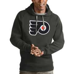 Philadelphia Flyers - Antigua Logo Victory Pullover Hoodie Charcoal