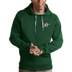 Dallas Stars - Antigua Victory Pullover Hoodie Hunter Green