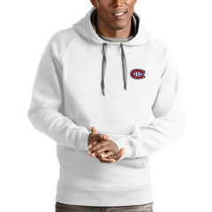 Montreal Canadiens - Antigua Victory Pullover Hoodie White