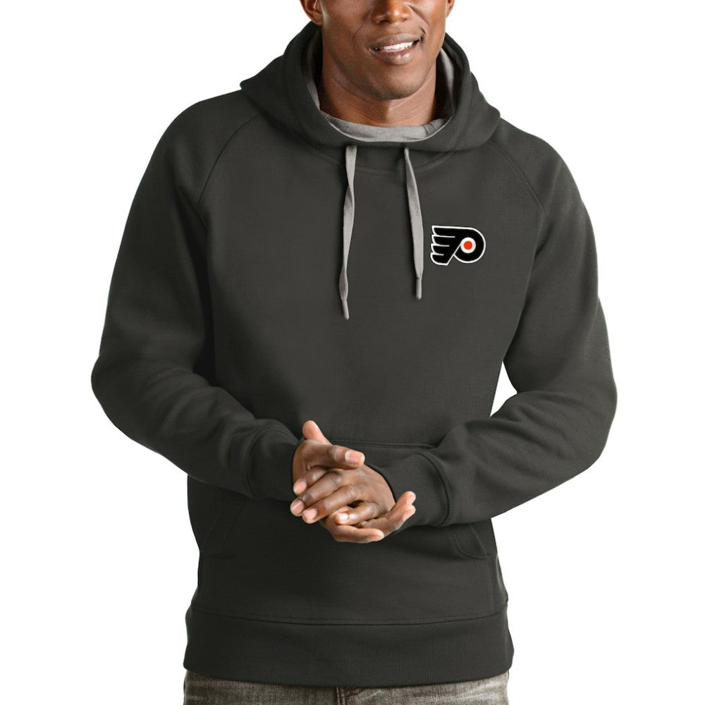 Philadelphia Flyers - Antigua Victory Pullover Hoodie Charcoal
