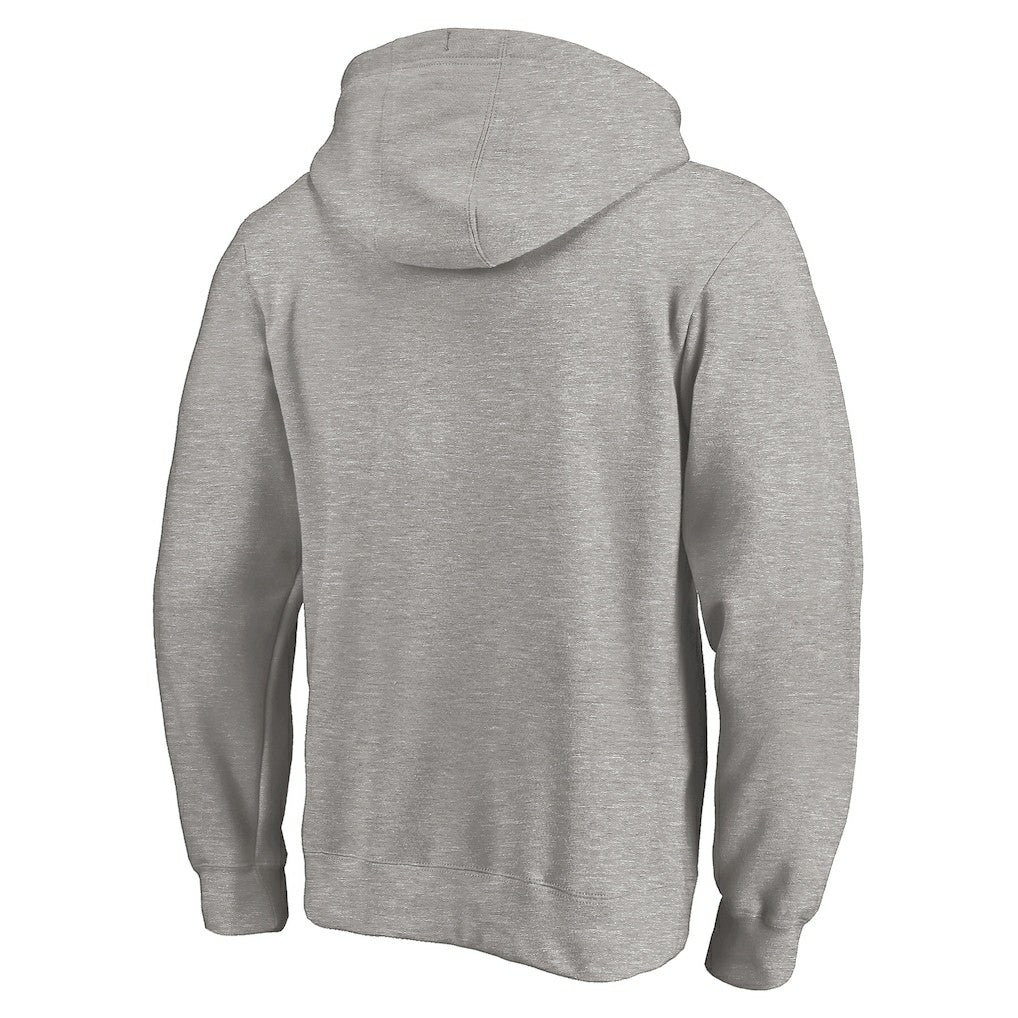 Dallas Cowboys Primary Logo Fitted Pullover Hoodie Heather Gray - NFL
