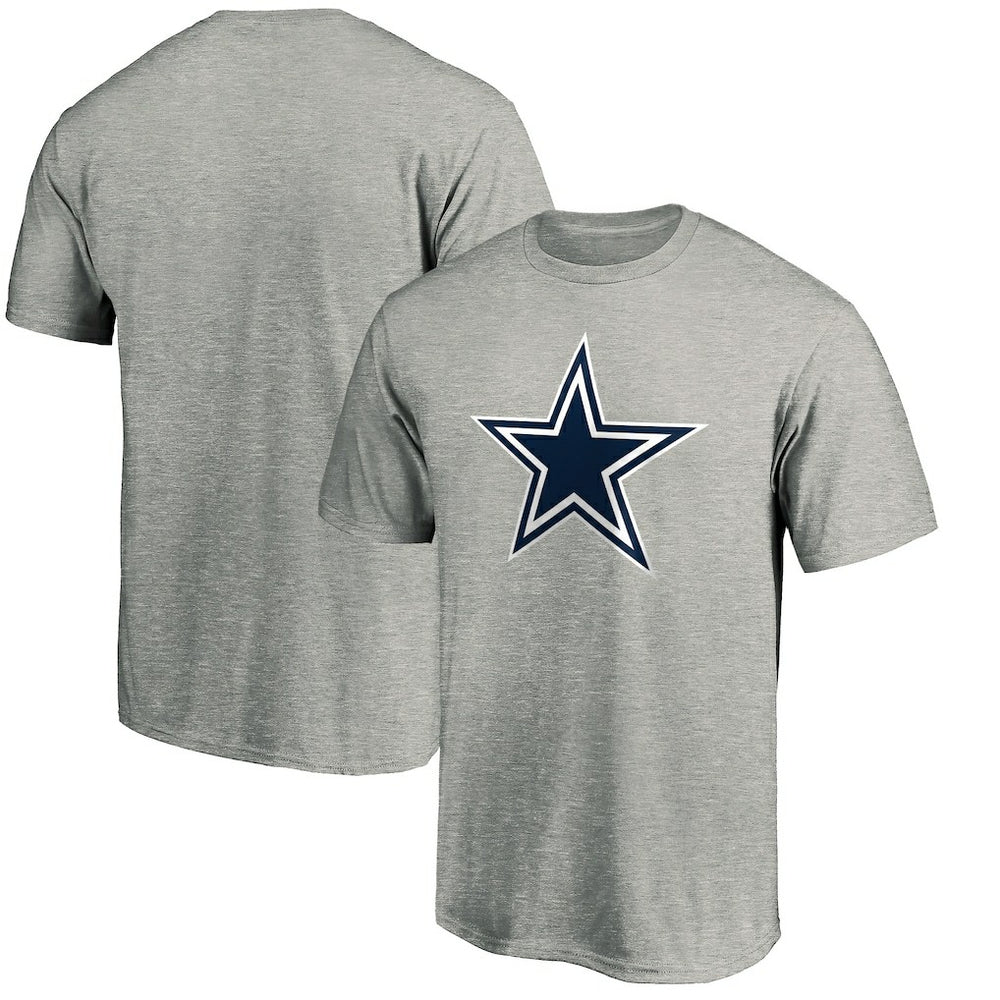 Dallas Cowboys Primary Logo T-Shirt Heather Gray - Fanatics