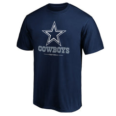 Dallas Cowboys Team Lockup T-Shirt Navy - NFL