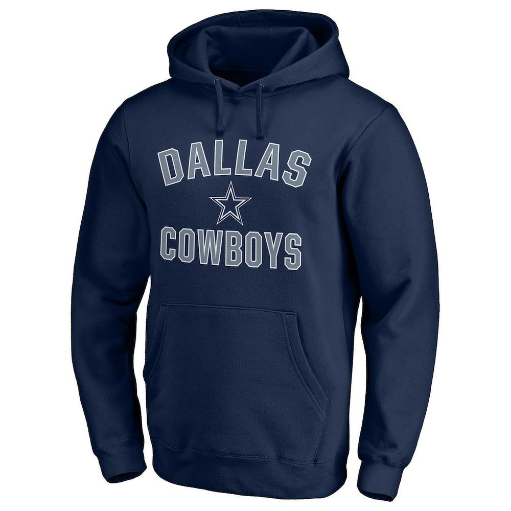 Dallas Cowboys Victory Arch Team Fitted Pullover Hoodie Navy - NFL