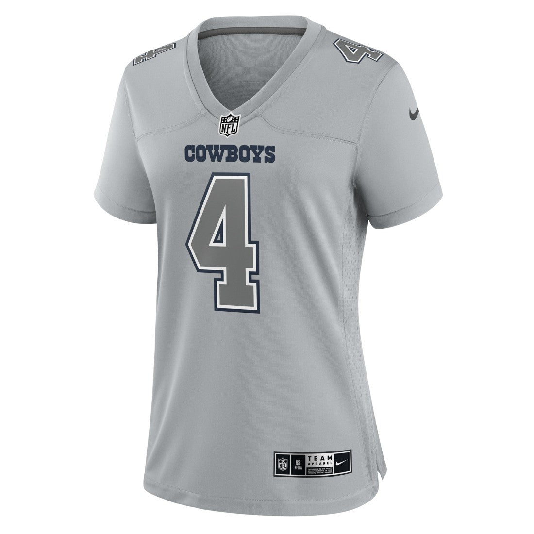 Dak Prescott Dallas Cowboys Women's Atmosphere Fashion Game Jersey Gray - Nike