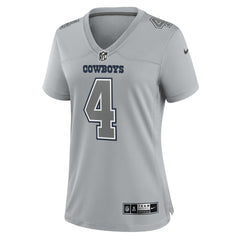 Dak Prescott Dallas Cowboys Women's Atmosphere Fashion Game Jersey Gray - Nike