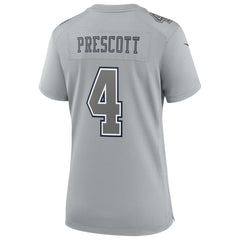 Dak Prescott Dallas Cowboys Women's Atmosphere Fashion Game Jersey Gray - Nike