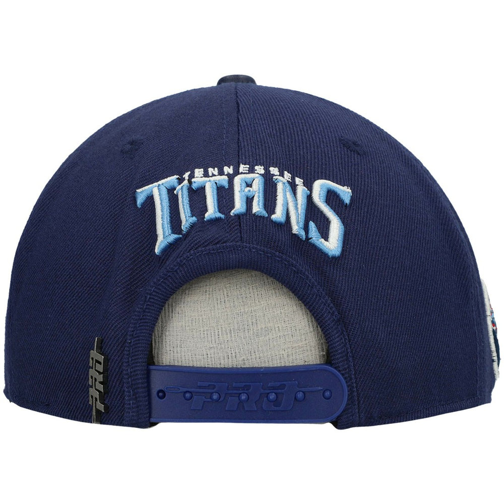 Tennessee Titans Pro Standard Stacked Snapback Hat Navy - NFL