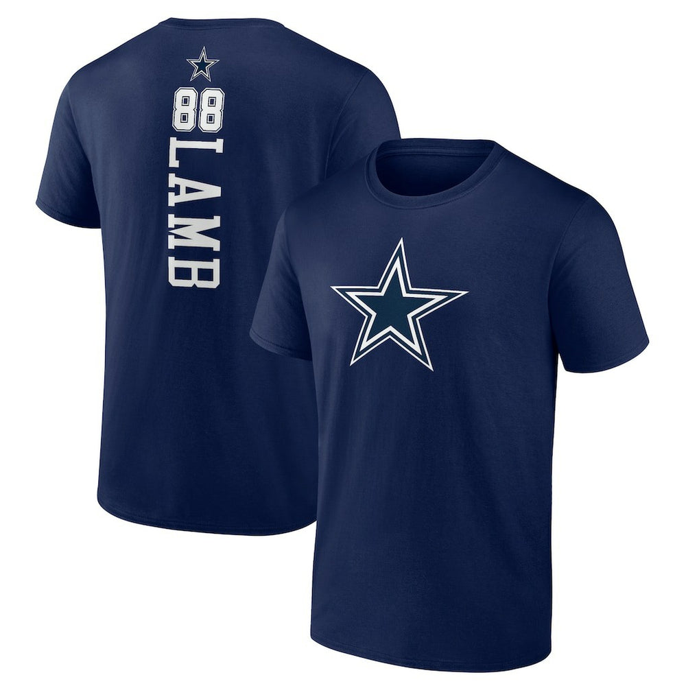 CeeDee Lamb Dallas Cowboys Playmaker T-Shirt Navy - NFL