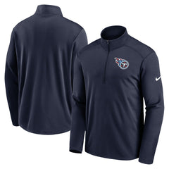 Tennessee Titans Logo Pacer Performance Half-Zip Jacket Navy - Nike
