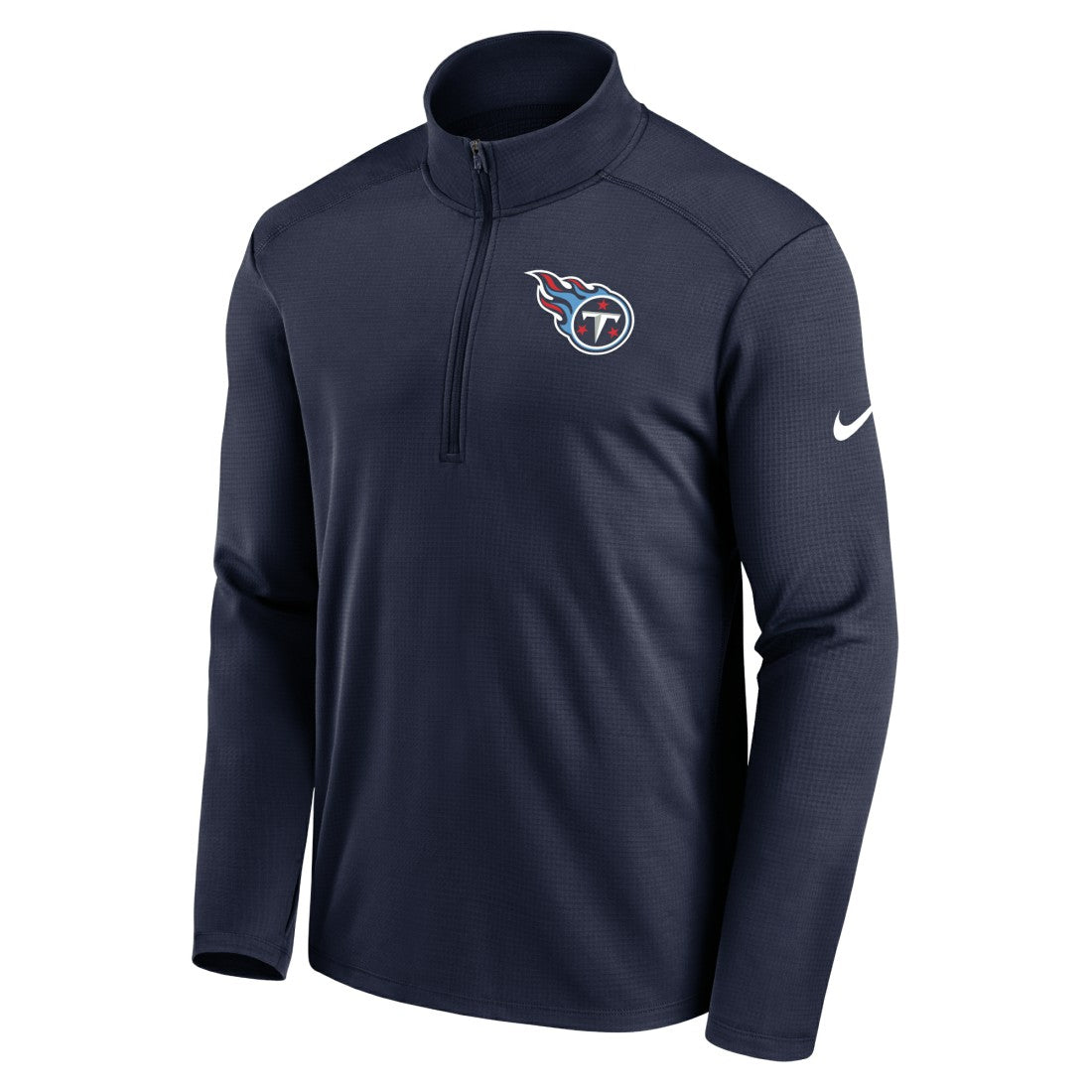 Tennessee Titans Logo Pacer Performance Half-Zip Jacket Navy - Nike