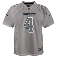Dak Prescott Dallas Cowboys Youth Atmosphere Game Jersey Gray - Nike