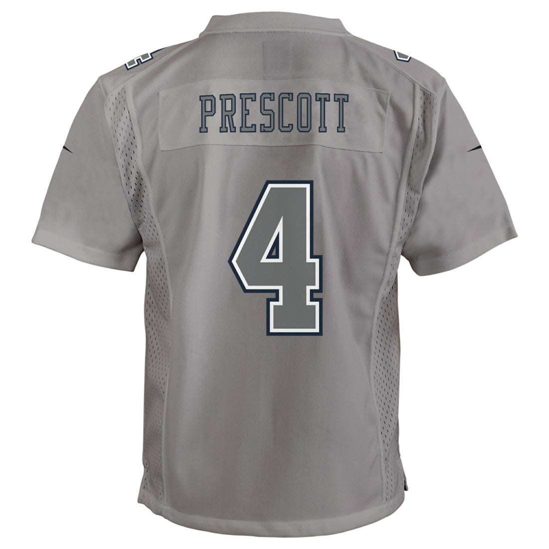 Dak Prescott Dallas Cowboys Youth Atmosphere Game Jersey - Gray | NFL Jerseys