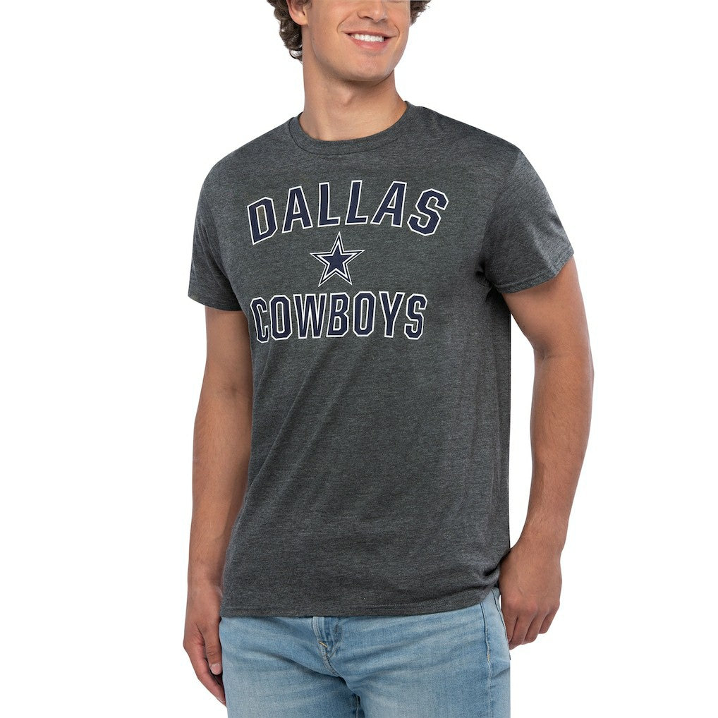 Dallas Cowboys Victory Arch T-Shirt Heather Charcoal - Fanatics