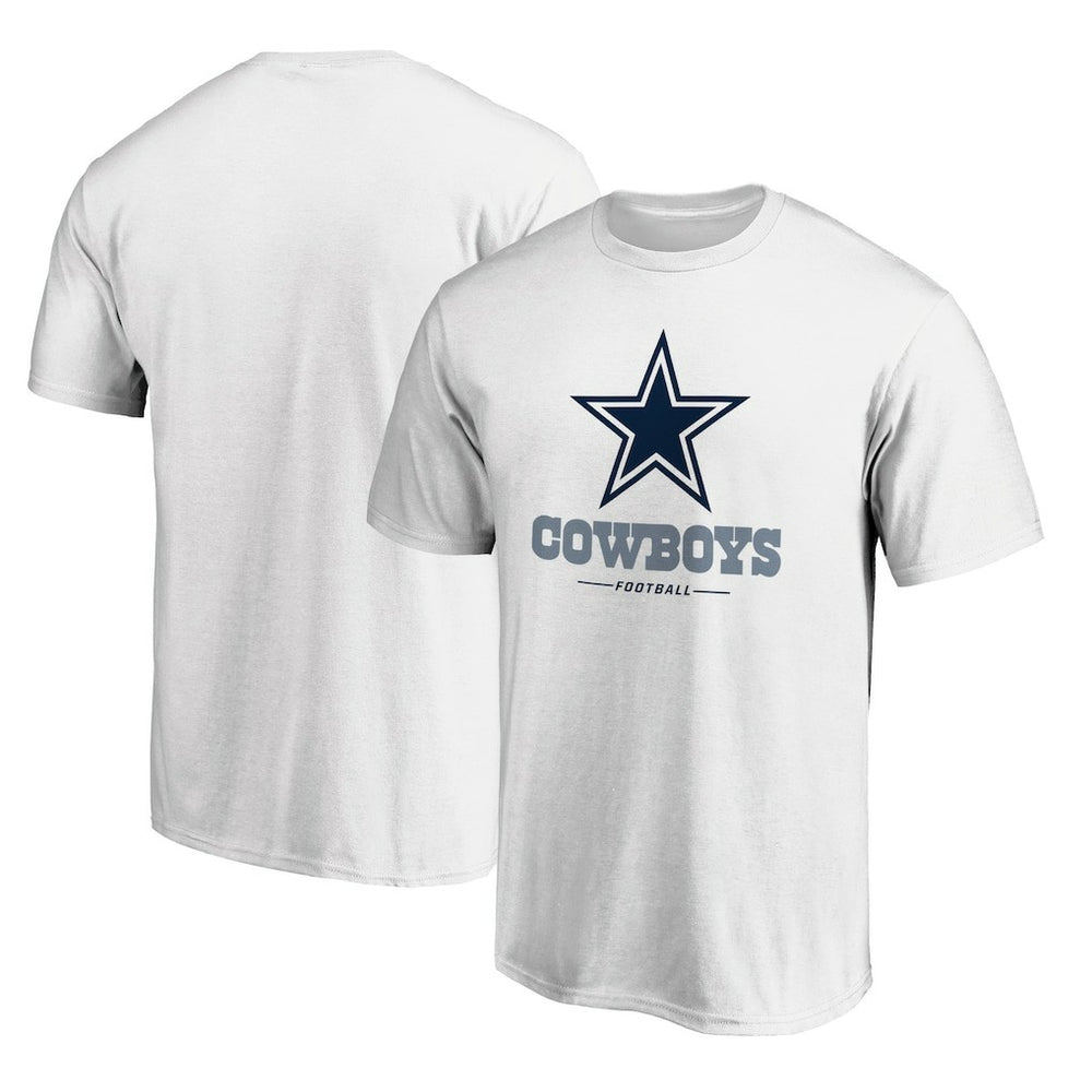 Dallas Cowboys Team Lockup T-Shirt White - NFL